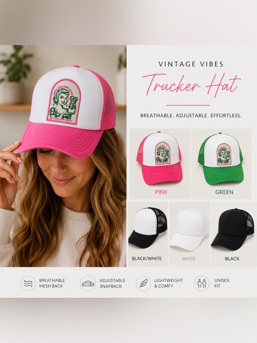 “Be your own Daddy” Trucker / SnapBack hat